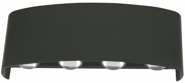 Top Lampada - Applique a LED da esterno LED/8W/230V IP44 4000K nero