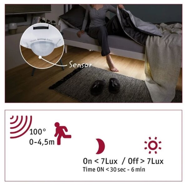 Paulmann 70955 - LED/3W Strip con sensore 1m YOURLED 230V