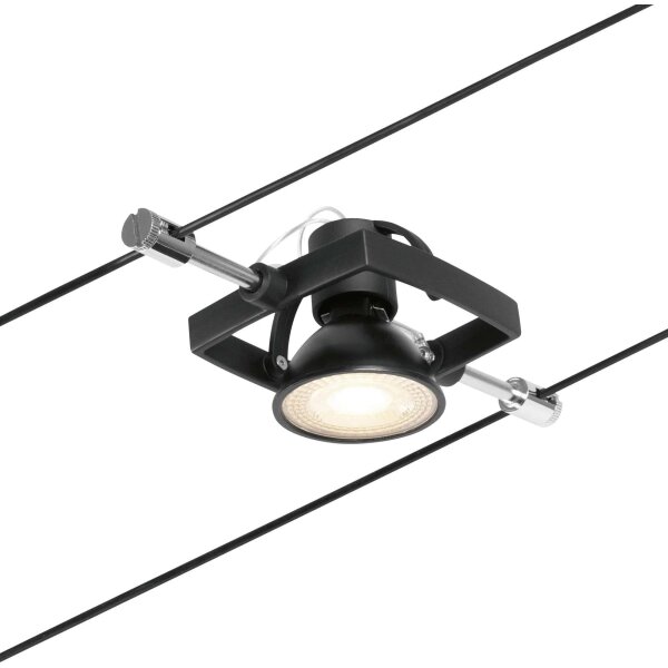 Paulmann 94434 - SET 5xGU5,3/10W Faretto MAC 230V nero