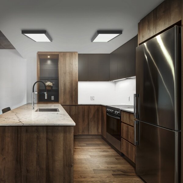 Brilagi- Plafoniera LED da bagno FRAME LED/40W/230V 120x30 cm IP44 nero