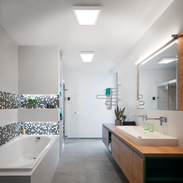 Brilagi-LED Lampada da bagno dimmerabile FRAME SMART LED/50W/230V IP44 bianco + telecomando