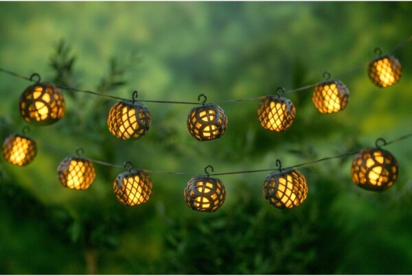 Catena LED solare 3,8m 8xLED/1,2V