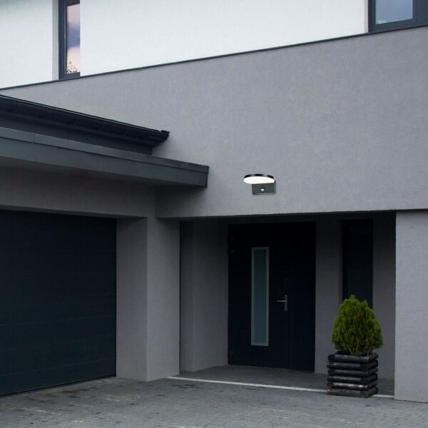 Rabalux 77119 -Applique da esterno con sensore BATIDA LED/9W/230V IP54 nero
