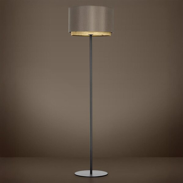 Eglo 390124 - Lampada con piedistallo MARCHENA 1xE27/40W/230V marrone