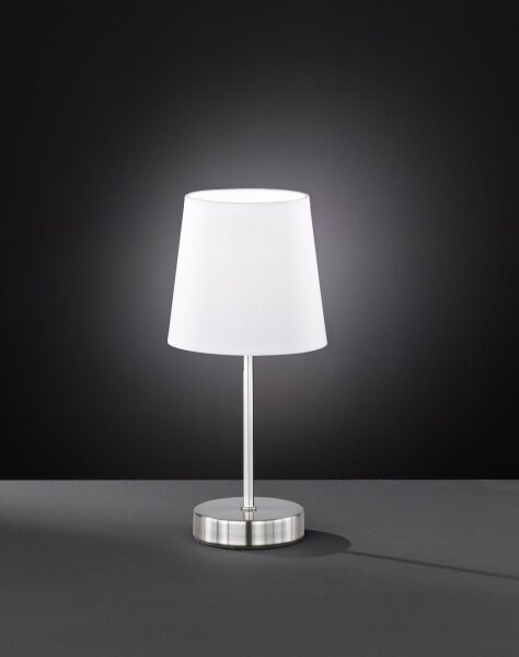 Wofi 832401060000 - Lampada da tavolo CESENA 1xE14/42W/230V bianco