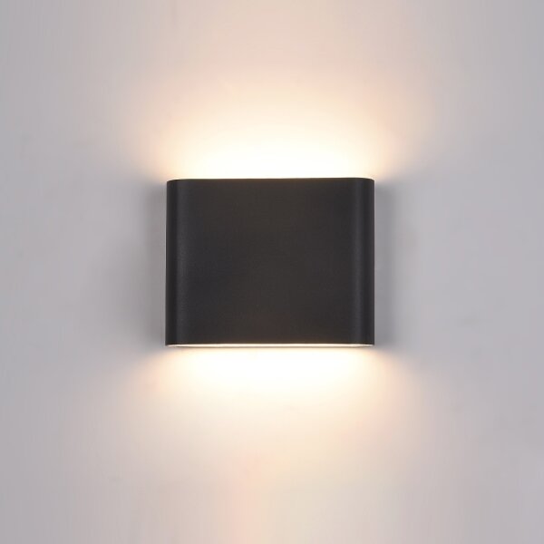 ITALUX PL-206B - Applique a LED da esterno ROMANO LED/6W/230V 3000K