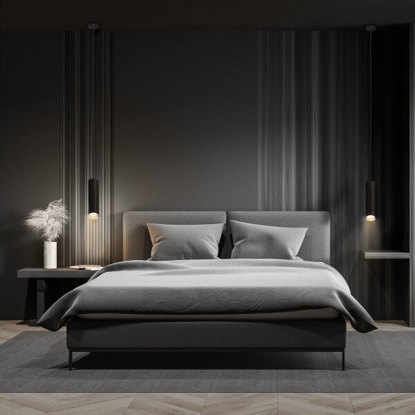 Brilagi - Lampadario da bagno su filo SELE AQUA 1xGU10/30W/230V IP44 nero