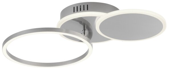 Leuchten Direkt 14116-55 - Plafoniera LED LED/25,5W/230V cromo opaco