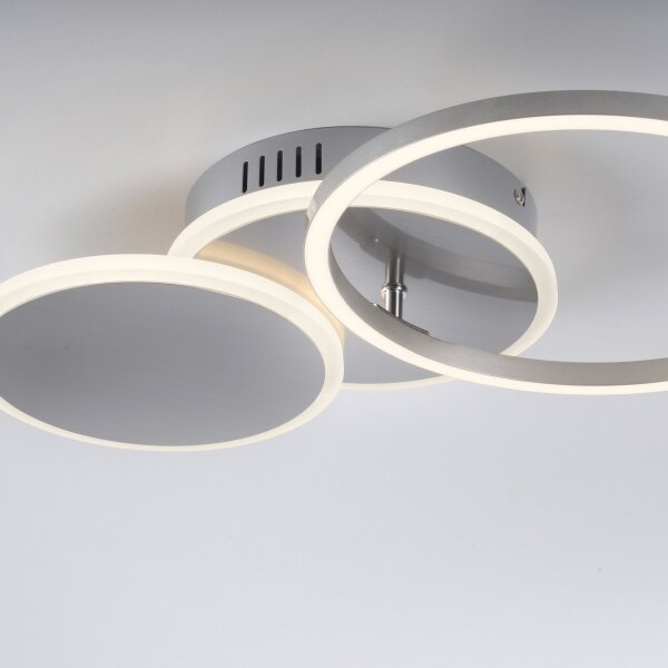 Leuchten Direkt 14116-55 - Plafoniera LED LED/25,5W/230V cromo opaco