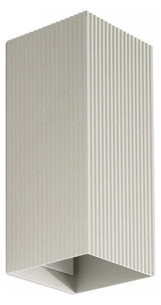 FARO 40567 - Applique SOLE 2xGU10/8W/230V grigio ondulato quadrato