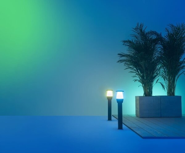 WiZ-LED RGBW Dimmerabile per esterni lampada ELPAS LED/3,6W/12V 2700-5000K IP65 Wi-Fi