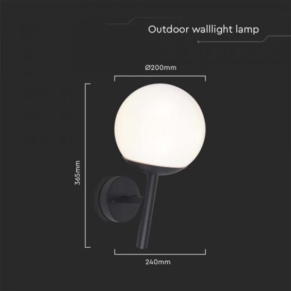 Applique da esterno 1xE27/60W/230V IP44 nero