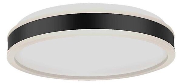 Plafoniera LED LED/18W/230V 4000K diametro 35 cm nero