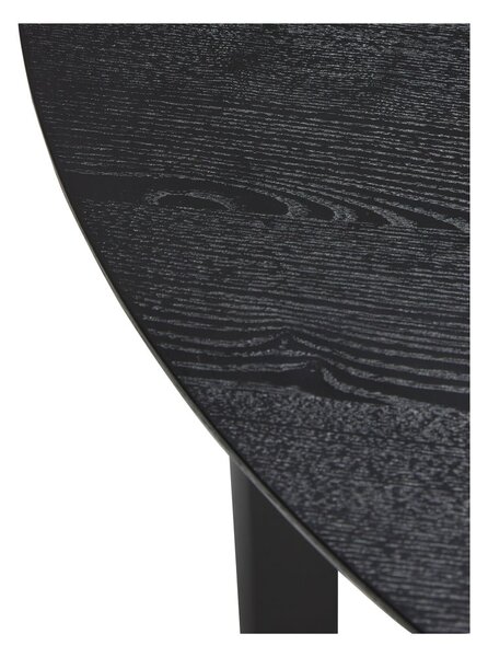 Tavolo da pranzo rotondo nero ø 120 cm Fjord - Hübsch