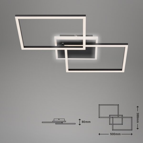 Briloner 3049-015 - Plafoniera LED dimmerabile FRAME LED/40W/230V + +TC