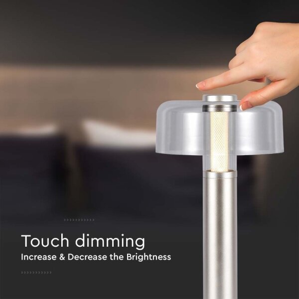 LED Lampada da tavolo ricaricabile dimmerabile LED/1W/5V 3000K 1800 mAh oro