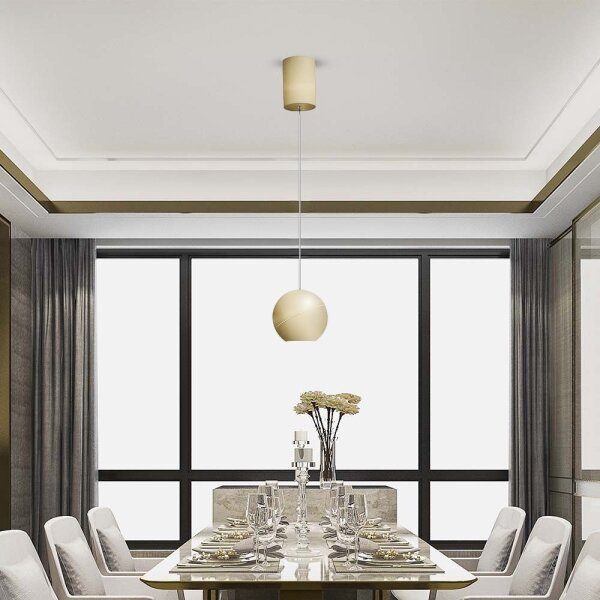 Lampadario LED a sospensione con filo LED/8,5W/230V 3000K grigio