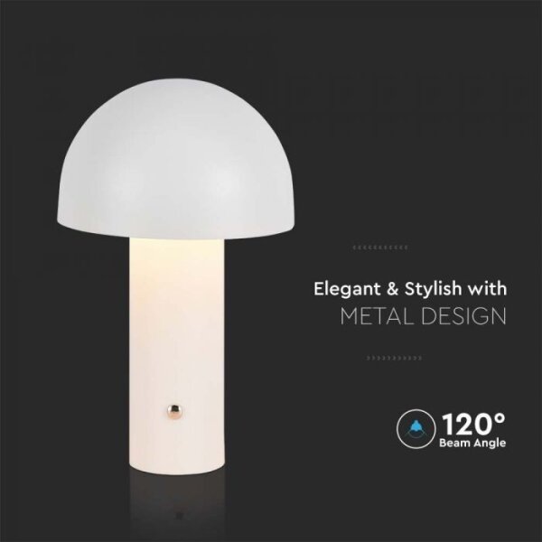LED Lampada da tavolo ricaricabile dimmerabile LED/1W/5V 3000-6000K 1800 mAh bianco