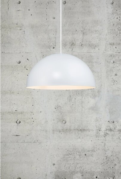 Nordlux - Lampadario a sospensione con filo ELLEN 1xE27/40W/230V bianco