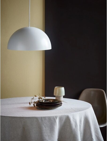 Nordlux - Lampadario a sospensione con filo ELLEN 1xE27/40W/230V bianco
