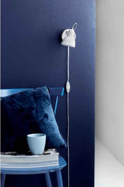 Nordlux - Faretto da parete ASLAK 1xGU10/35W/230V bianco
