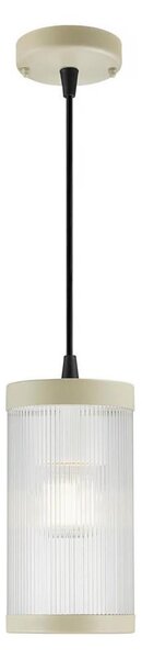 Nordlux - Lampadario da esterno a sospensione con filo COUPAR 1xE27/25W/230V IP33 color crema