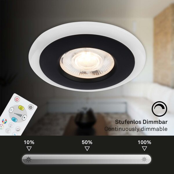 Briloner - SET 3x LED RGBW Lampada da bagno dimmerabile LED/5W/230V IP44+ +TC