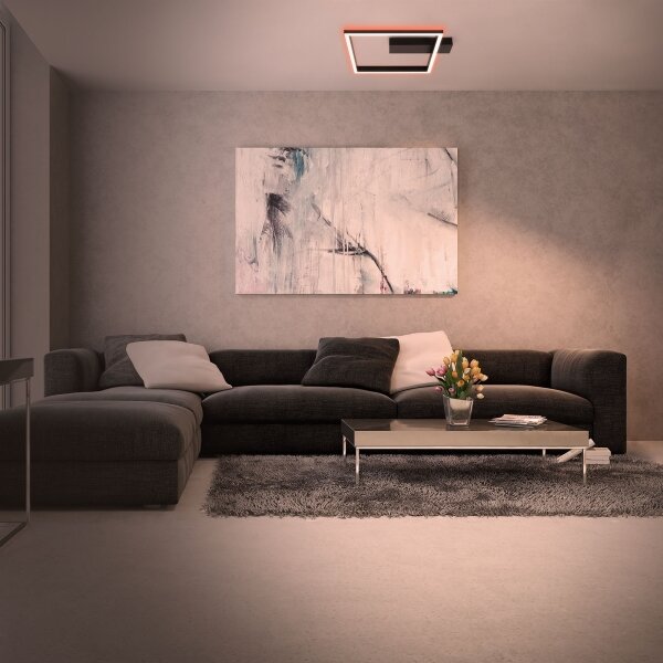 Brilo - LED RGBW Lampadario a plafone dimmerabile FRAME LED/18W/230V 2700-6500K+ +TC