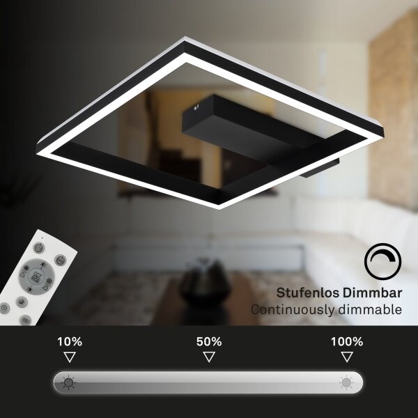 Brilo - LED RGBW Lampadario a plafone dimmerabile FRAME LED/18W/230V 2700-6500K+ +TC