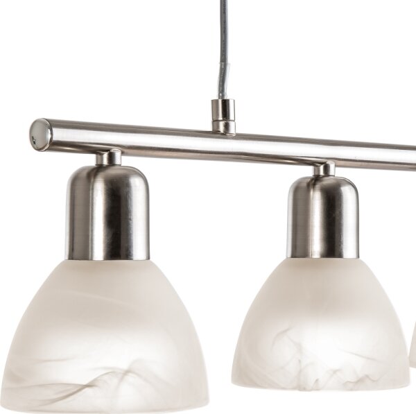 Lampadario LED a sospensione con filo DAYTONA 4xE14/5W/230V 3000K cromo lucido
