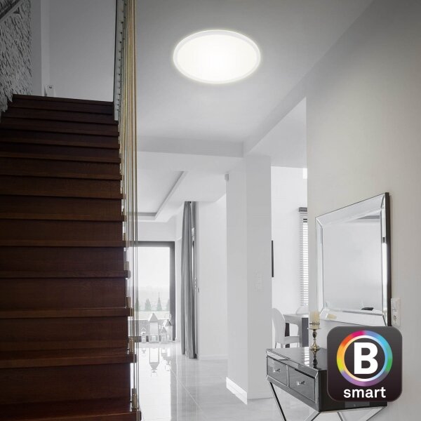 Brilo - Plafoniera LED dimmerabile SLIM LED/22W/230V Wi-Fi Tuya + +TC