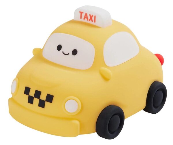Lampada a LED dimmerabile per bambini TAXI LED/1W/5V USB 1200 mAh giallo