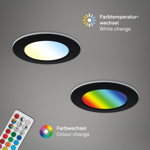 Briloner - SET 3x Lampada LED dimmerabile da bagno LED/4,8W/230V IP65
