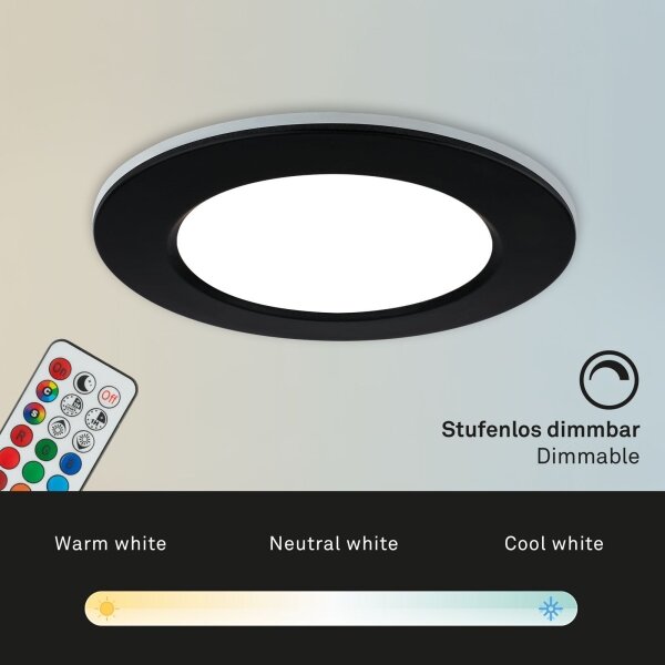 Briloner - SET 3x Lampada LED dimmerabile da bagno LED/4,8W/230V IP65