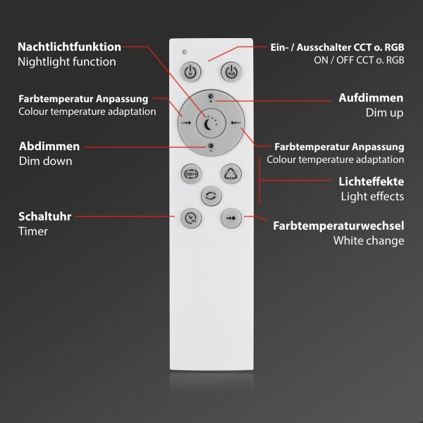 Brilo - Plafoniera dimmerabile RGBW STARRY SKY LED/24W/230V + +TC
