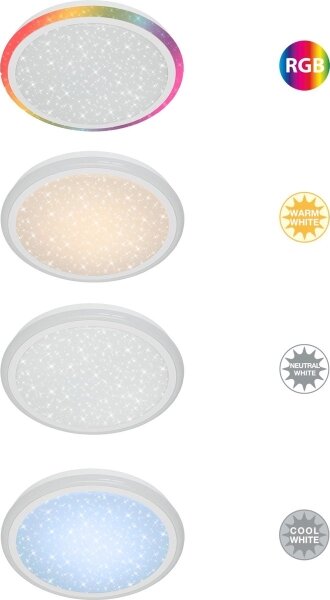 Brilo - Plafoniera dimmerabile RGBW STARRY SKY LED/24W/230V + +TC