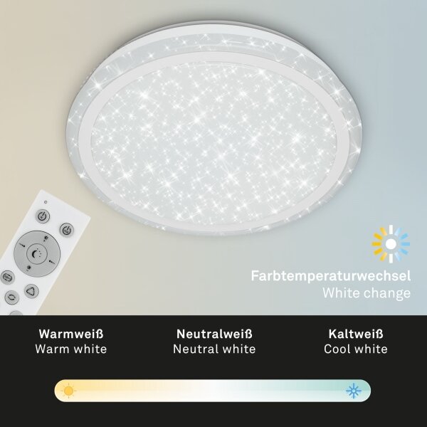 Brilo - Plafoniera dimmerabile RGBW STARRY SKY LED/24W/230V + +TC