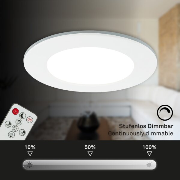 Briloner - SET 3x Lampada LED da incasso per bagni LED/4,8W/230V IP44 + +TC