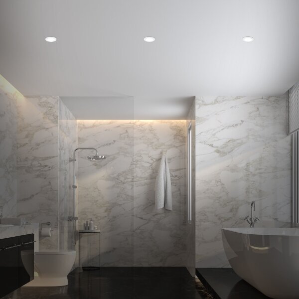 Briloner - SET 3x Lampada LED dimmerabile da bagno LED/4,8W/230V IP65
