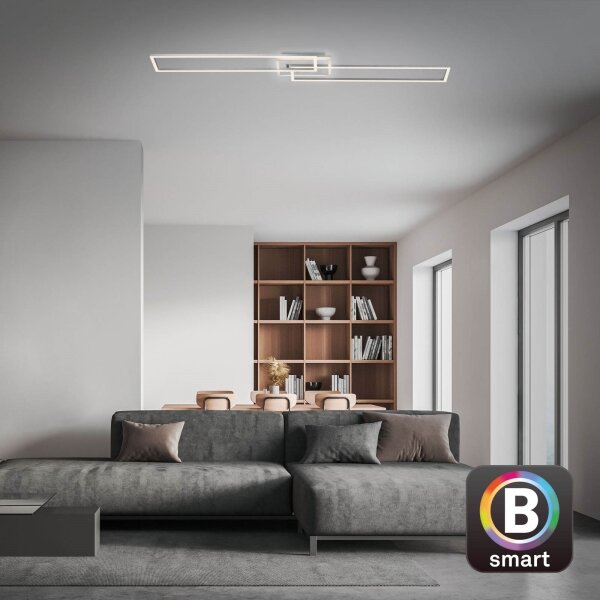 Brilo - Lampadario a plafone LED dimmerabile FRAME 2xLED/20W/230V Wi-Fi Tuya + +TC