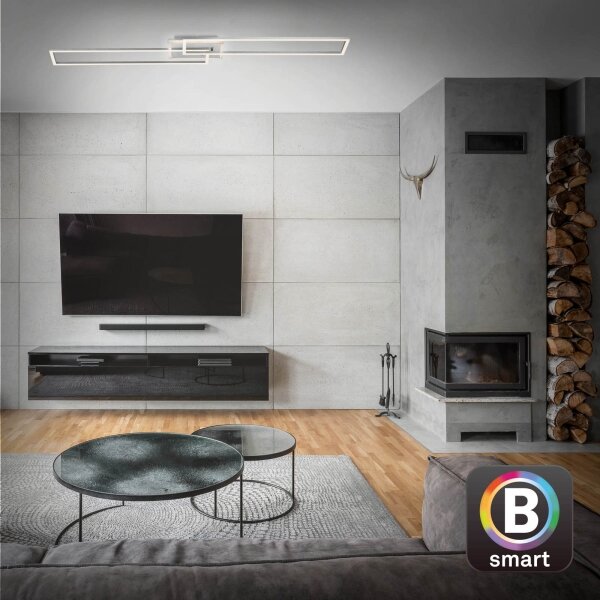 Brilo - Lampadario a plafone LED dimmerabile FRAME 2xLED/20W/230V Wi-Fi Tuya + +TC