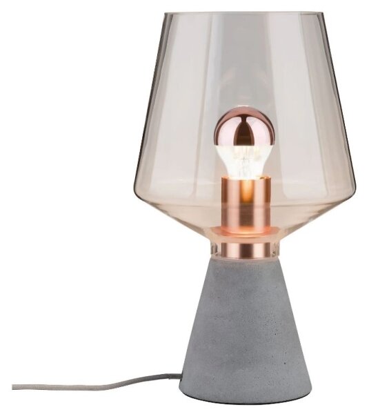 Paulmann 79665 - 1xE27/20W Lampada da tavolo NEORDIC YORIK 230V