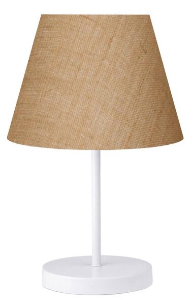 Lampada da tavolo AYD 1xE27/40W/230V marrone/bianca
