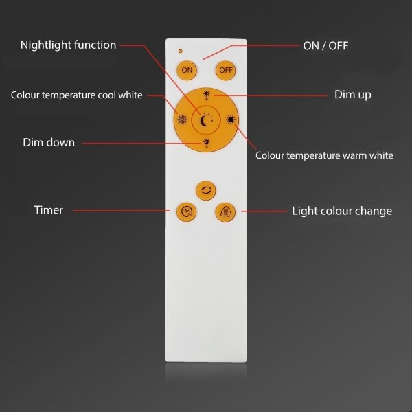 Brilo - Plafoniera LED dimmerabile SLIM LED/24W/230V 100x25 cm + +TC