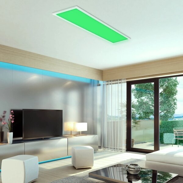 Brilo - Plafoniera dimmerabile RGBW SLIM LED/24W/230V 100x25 cm + +TC