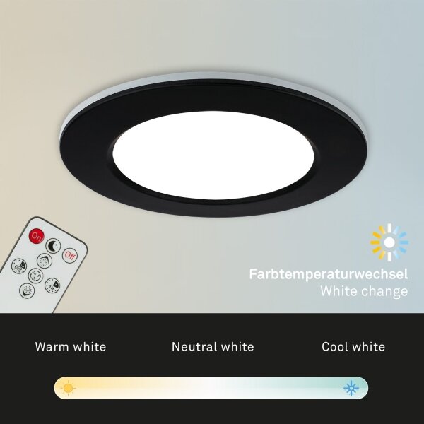 Briloner - SET 3x Lampada LED dimmerabile da bagno LED/4,8W/230V IP44