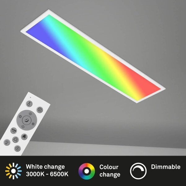 Brilo - Plafoniera dimmerabile RGBW SLIM LED/24W/230V 100x25 cm + +TC