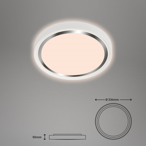 Briloner - Plafoniera LED KAHIKO LED/15W/230V bianco