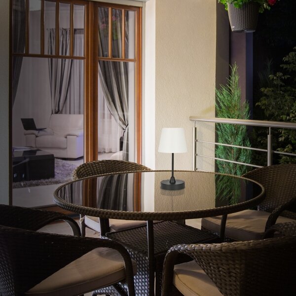 Brilo - Lampada LED esterna dimmerabile ricaricabile 3W 5V IP44 2000mAh