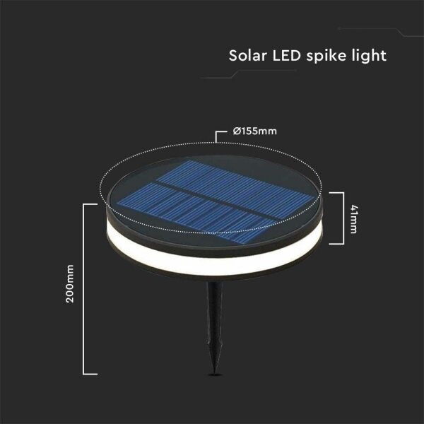 Lampada solare LED da esterno LED/1,8W/3,7V IP54 3000K 1800 mAh